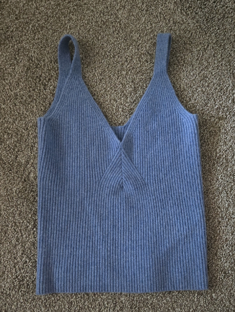 J.Crew Cashmere Sweater-Tank in a light blue shade